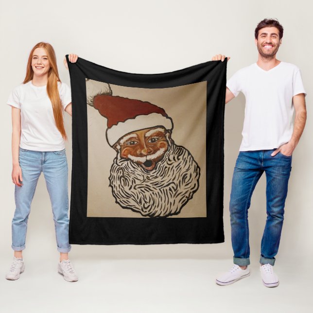 Couverture Polaire Père Noël (En situation)