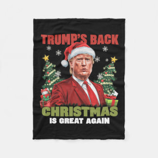 Couverture Polaire Père Noël Trump Danse Rendre Noël super moche