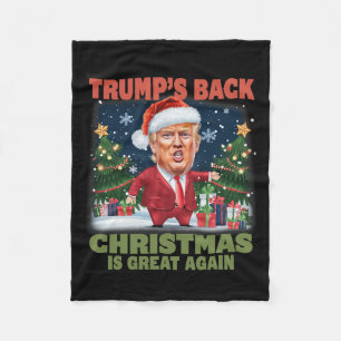 Couverture Polaire Père Noël Trump Danse Rendre Noël super moche