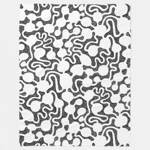 Couverture Polaire Perpetual Ant Farm - Noir et blanc
