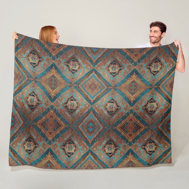 Couverture Polaire Perse Moderne Belle collection de vieux Motifs (En situation)