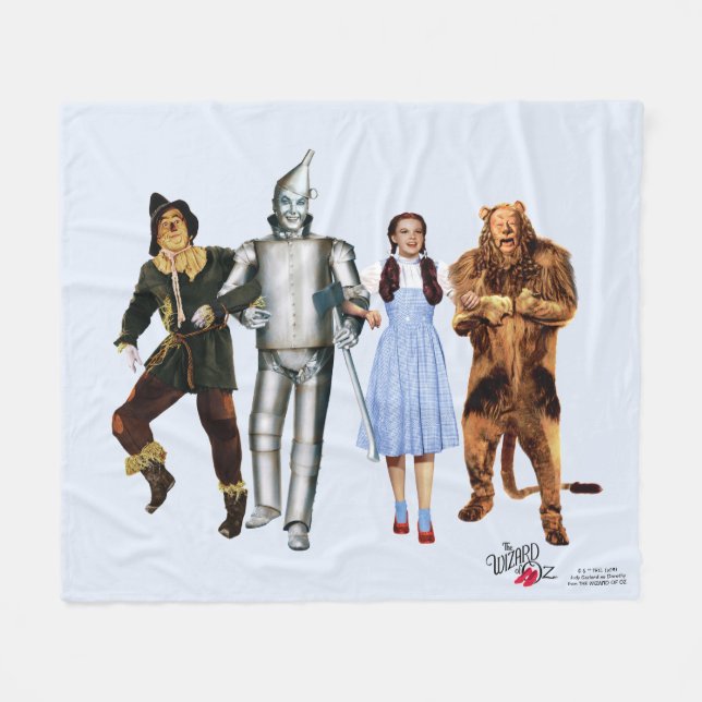 Couverture Polaire Personnages Classiques du Magicien d'Oz (Devant (Horizontal))