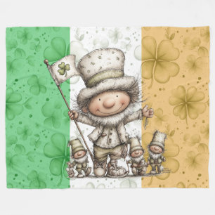 Couverture Polaire Personnages fantaisistes de la Saint-Patrick