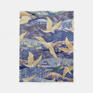 Couverture Polaire Personnalisation de la grue japonaise