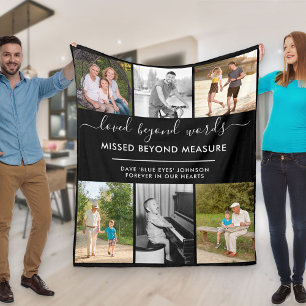 Couverture Polaire Personnalisé 6 Photo Aimée Au-Delà Des Mots Noi