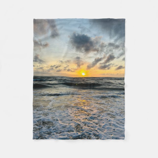 Couverture Polaire Personnalisé /Ajouter une photo et du texte (Devant)
