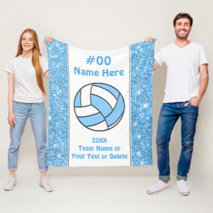Couverture Polaire Personnalisé, cadeau pour les amateurs de volley-