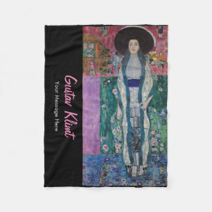 Couverture Polaire Personnalisé Gustav Klimt Portrait Adele Bloch Bau