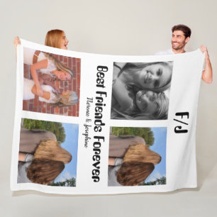 Couverture Polaire Personnalisé Meilleurs amis pour toujours 4 photo 