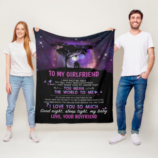 Couverture Polaire Personnalisé Pour Ma Petite Amie, Vous Voulez Dire