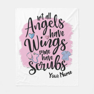 Couverture Polaire Personnalisé - Tous les anges n'ont pas d'ailes en