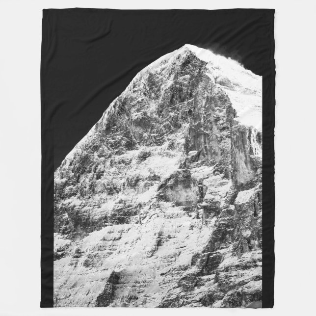 Couverture polaire personnalisée Der Eiger, grande (Devant)