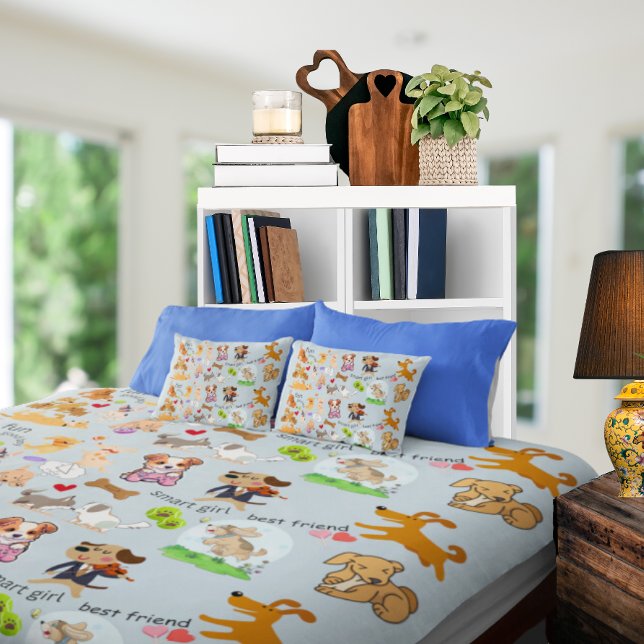 Couverture Polaire Personnaliser Doggie Love (Créateur téléchargé)