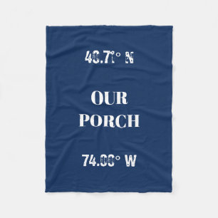 Couverture Polaire Personnalisez Nos Coordonnées Porches