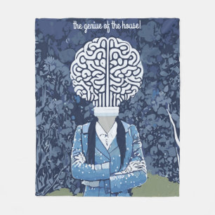 Couverture Polaire Personne de cerveau