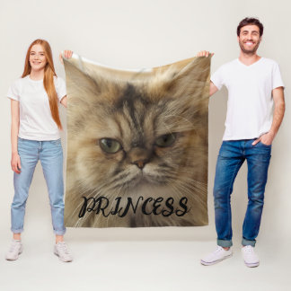 COUVERTURE POLAIRE PET CAT PHOTO FLEECE CUTOM BLANKET