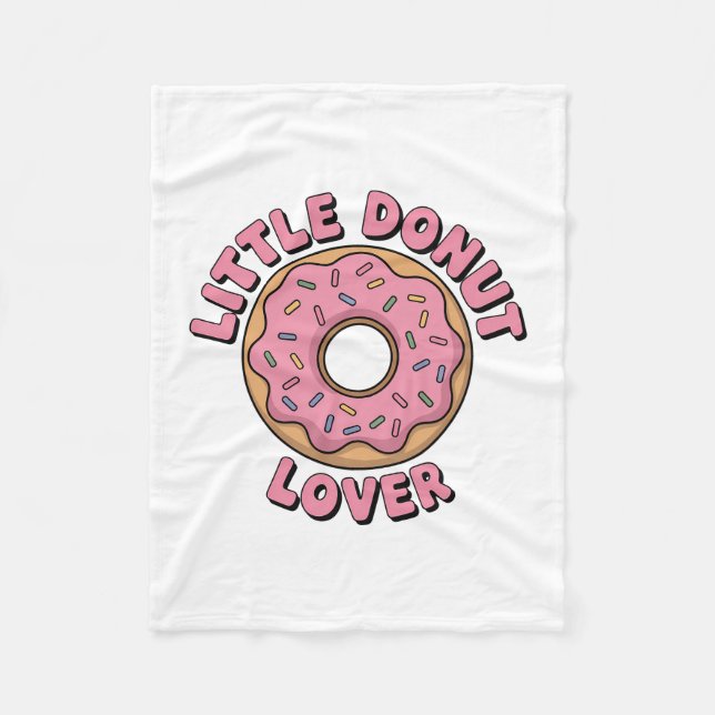 Couverture Polaire Petit Amoureux de Donut | Enfant (Devant)
