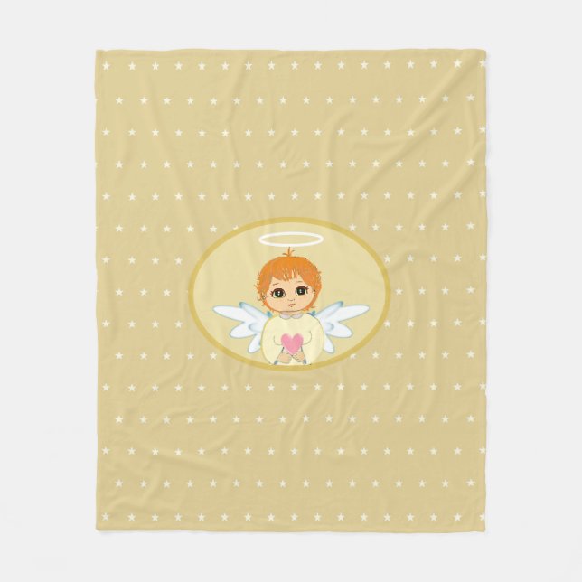 Couverture Polaire Petit ange mignon (Devant)