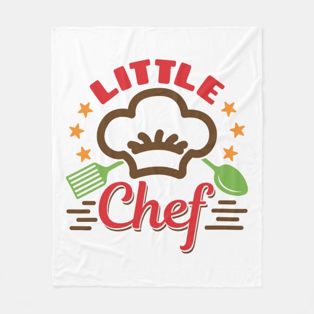 Couverture Polaire Petit Chef Cuisine Lover Enfants (Devant)