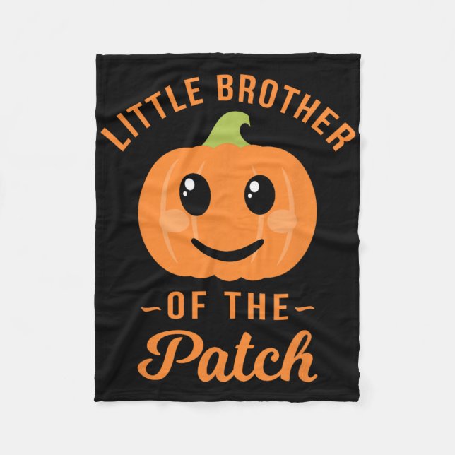 Couverture Polaire Petit Frère Du Citrouille De Patch Halloween T Sh (Devant)