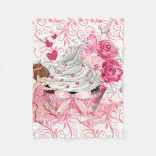 Couverture Polaire Petit gâteau d'amour