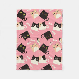 Couverture Polaire Petits chatons mignons