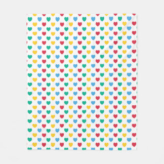 Couverture Polaire Petits Coeurs | LH-04 |