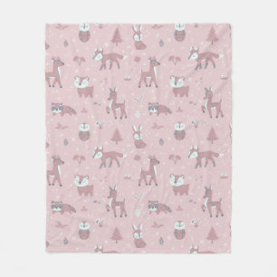 Couverture Polaire Petits Critère De Bois Rose Sleepy
