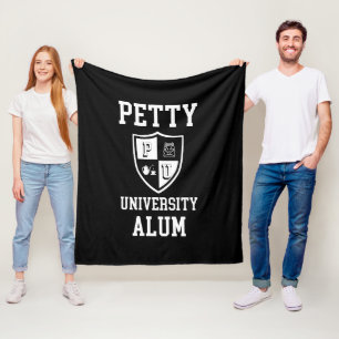 Couverture Polaire Petty University Alum grad alma mater sarcastique