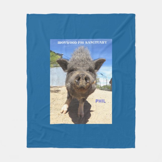Couverture Polaire Phil Blanket pour aller avec votre Phil-Low! (Devant)
