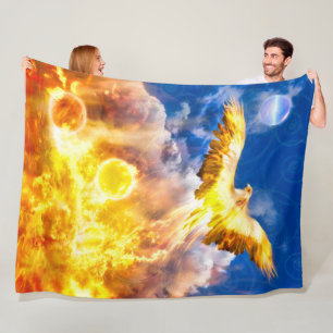 Couverture Polaire Phoenix Oiseau S'ÉLÈVE AU-DESSUS DE VOS PROBLÈMES