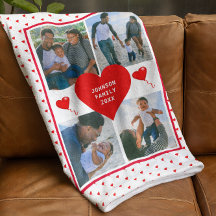 Photo Collage Famille Personnalisée Valentine Coeu