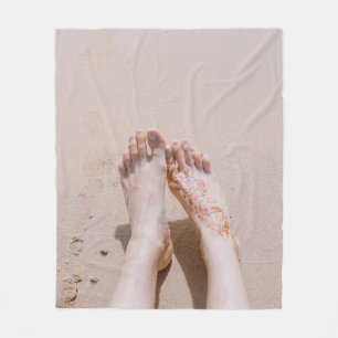 Couverture Polaire Photographie de focalisation sélective des pieds
