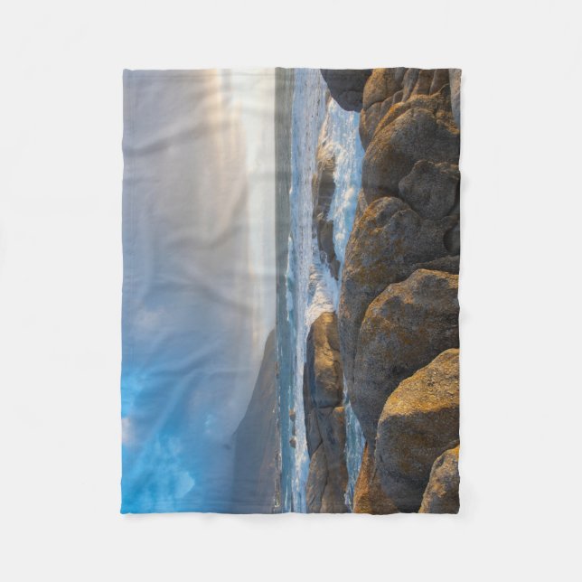 Couverture Polaire photographie de paysage de seashore (Devant)
