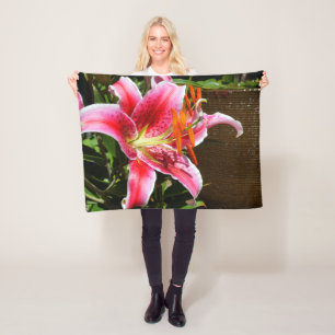 Couverture Polaire Photographie de Stargazer Lily