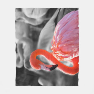 Couverture Polaire Photographie d'oiseaux Flamants roses