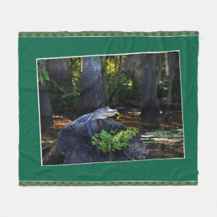 Couverture Polaire Photographie Wild Alligator Imprimer