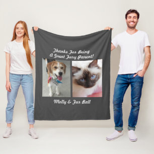 Couverture Polaire Photos pour animaux de compagnie ou de famille, Me