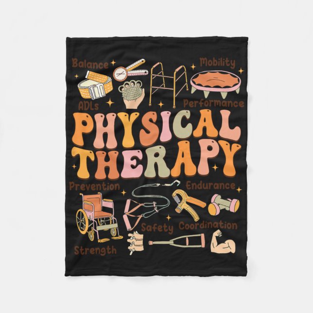 Couverture Polaire Physique Thérapiste Pt Pta Automne Thanksgiving Ph (Devant)