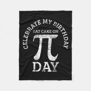 Couverture Polaire Pi Anniversaire Jour des Maths Vintage