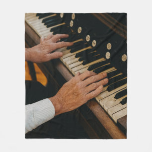 Couverture Polaire Piano cool