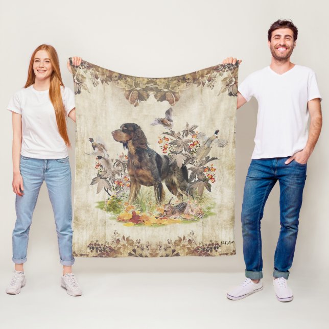 Couverture Polaire Picardy Spaniel, chasse aux oiseaux (En situation)