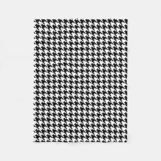 Couverture Polaire Pied de fond noir et blanc