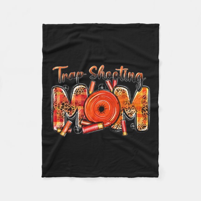 Couverture Polaire Piège tirer sur maman Léopard Occidental Fête des  (Devant)