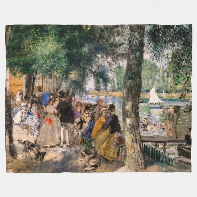 Couverture Polaire Pierre-Auguste Renoir - Baignade sur la Seine (Devant (Horizontal))