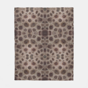 Couverture Polaire Pierres Petoskey   Michigan State stone Fleece