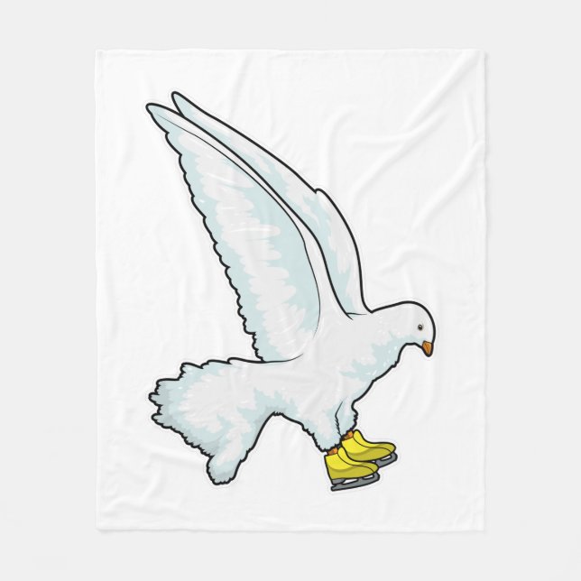 Couverture Polaire Pigeon Patinage sur glace Patins sur glace (Devant)