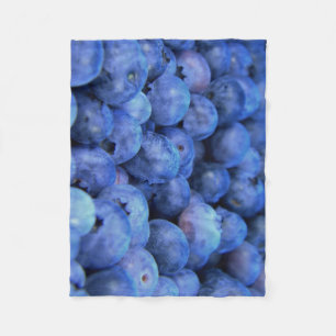Couverture Polaire pile de bleuets