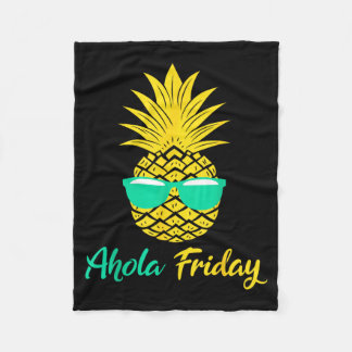 Couverture Polaire Pineapple Vendredi Aloha Été Fruit Pineapple