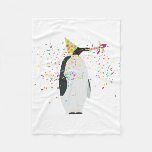 Couverture Polaire Pingouin - Animaux ayant une fête
